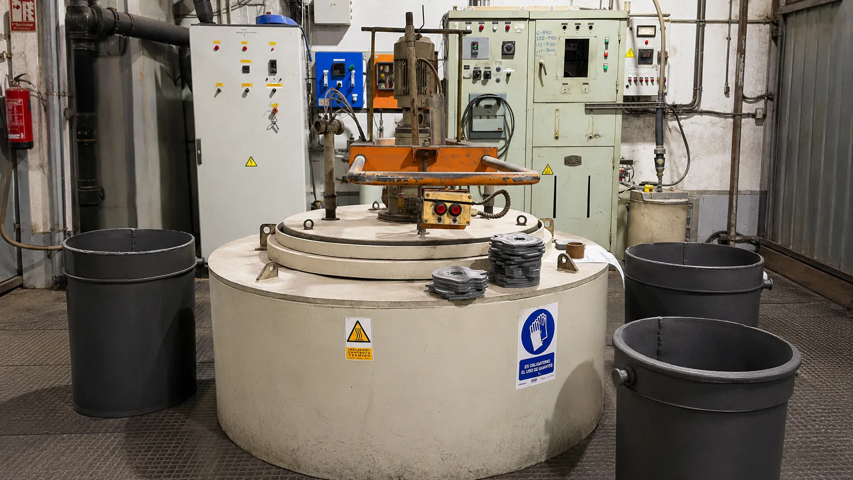 Horno de cementacion en instalaciones de MIG